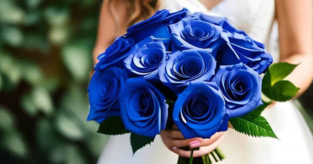 Dozen Blue Roses