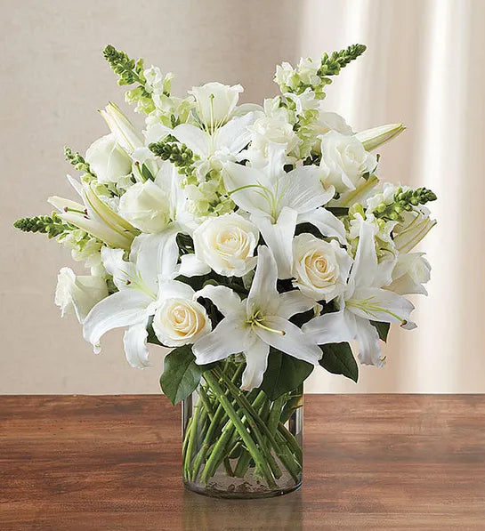 White Bliss Flower Bouquet