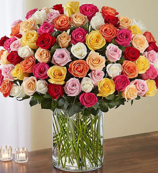 100 Roses Assorted